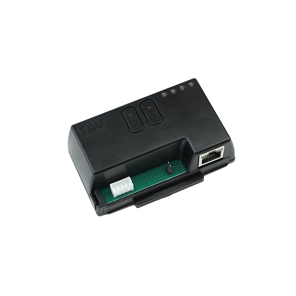 TAU-T-CONNECT Ethernet + Wi-Fi eszköz, amely lehetővé teszi a TauOpen alkalmazás használatát