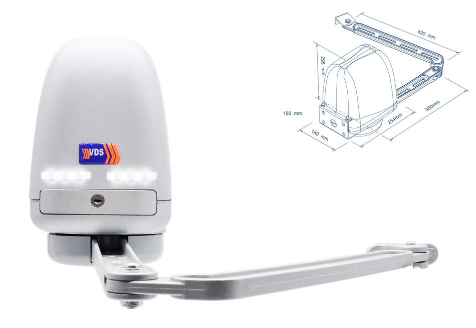 VDS-IBIS 24V csuklókaros kapumozgató szett