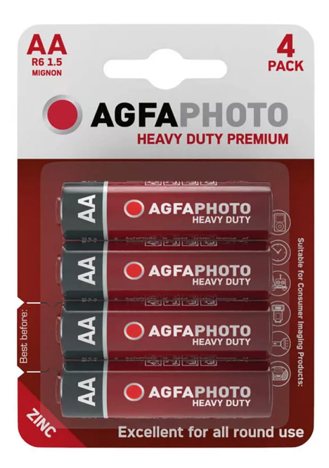 AGFAPHOTO HEAVY DUTY FÉLTARTÓS AA CERUZA ELEM