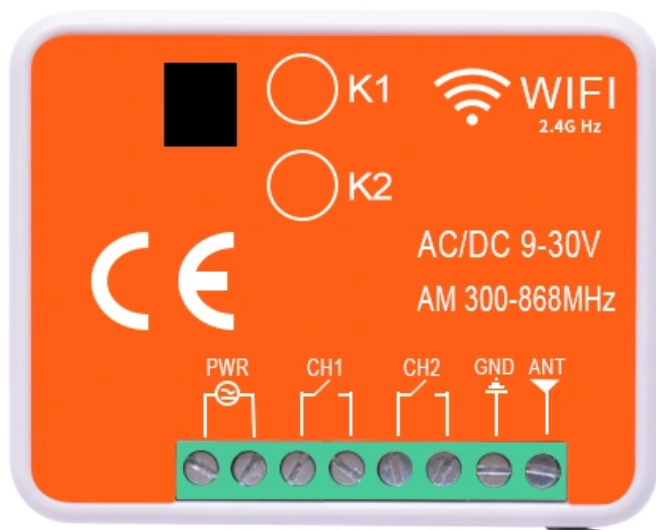 RX-multi WiFi Tuya - rádióvevő