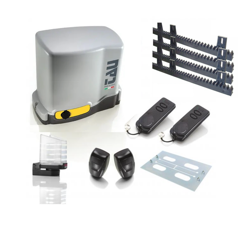 TAU-T-ONEKIT8BRF2 GYORS Tolókapu motor szett T-One típus 18-24 Vdc 4 m fogasléc Black Friday